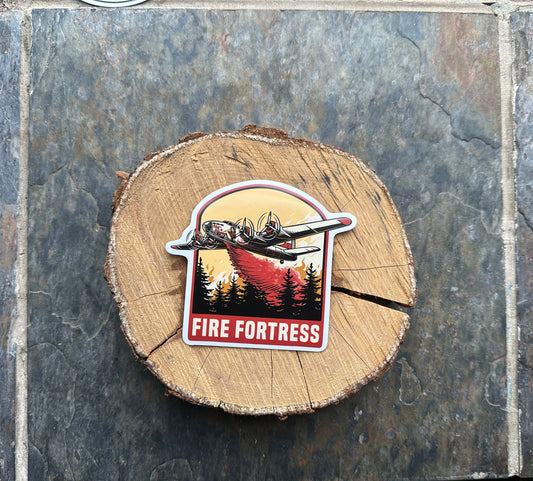 Fire Fortress Sticker